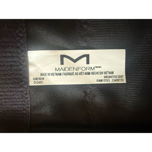 NWT Maidenform Black Ultra Firm Waist Snipper Tummy Shapewear Size Medium - Picture 4 of 7